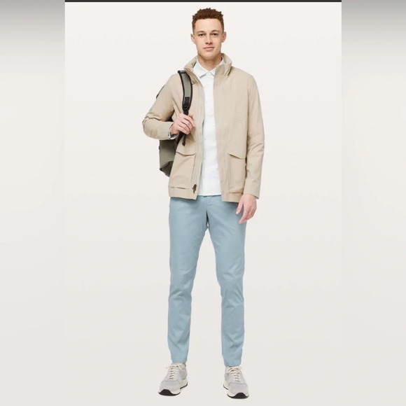 Lululemon ABC Pant Slim Swift Cotton Blue Cast Light Blue - Picture 1 of 8